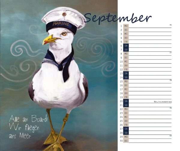 Kalender "maritim" - Wandkalender