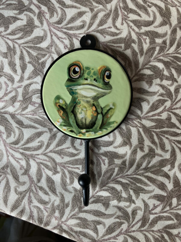 Haken, Frosch - Keramik