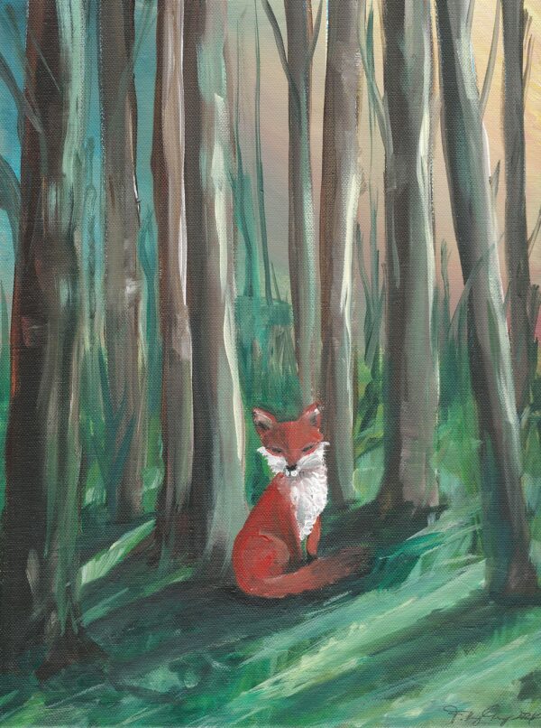 Acryl-Malkurs: Fuchs im Abendlicht - 25.02.2025